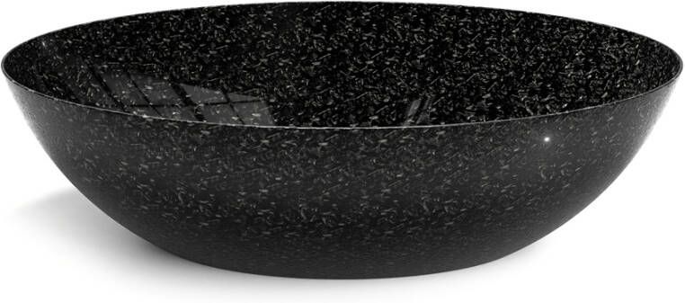 Mondiaz Vrijstaand bad Float | 170x80 cm | Incl.Badafvoer | Carbon | Ovaal | Flakes