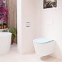 Mondiaz Wandcloset Lavie | Zonder spoelrand | Incl.Toiletzitting-Clay | Keramiek | Talc (wit mat) - Thumbnail 3