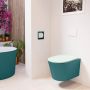 Mondiaz Wandcloset Lavie | Zonder spoelrand | Incl.Toiletzitting-Greey | Keramiek | Smag (turquoise) - Thumbnail 3