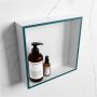 Mondiaz Wandnis Solid Surface Easy | In- en opbouw | 30x30x8 cm | 1 vak | Smag Talc - Thumbnail 2