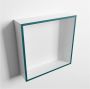 Mondiaz Wandnis Solid Surface Easy | In- en opbouw | 30x30x8 cm | 1 vak | Smag Talc - Thumbnail 3