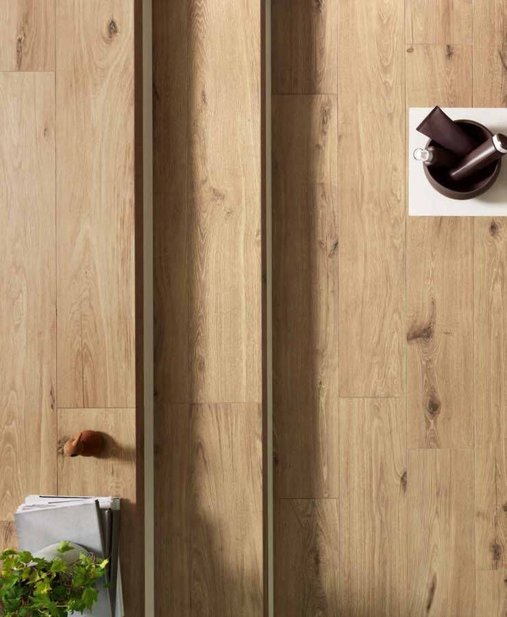 Novabell Eiche Natur vloertegel hout look 30x120 cm eiken mat