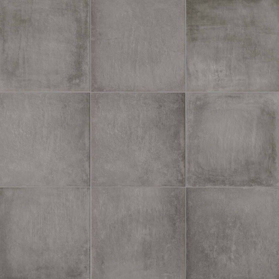 Pastorelli Shade Notte vloertegel beton look 60x60 cm antraciet mat