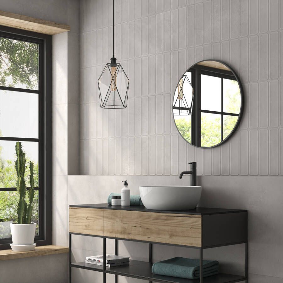 Prissmacer Cerámica Beton Cire Bercy Vloer- en wandtegel | 60x120 cm | Gerectificeerd | Betonlook | Mat Grijs