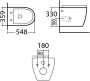 Best Design Morrano Compact wandcloset Spoelrandloos 49cm incl softclose zitting mat wit 4007970 - Thumbnail 5