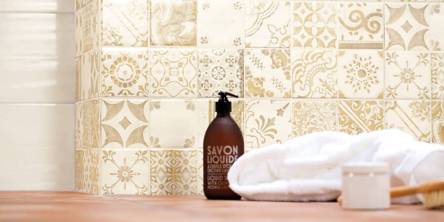 Rako Majolika Wandtegel | 20x60 cm | Portugese look | Glans Beige