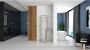 REA Douchecabine Diamond | 100x100 cm | 1 Draaideur | Helder glas | Goud - Thumbnail 2