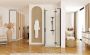 REA Douchecabine Hugo | 90x90x200 cm | 1 Draaideur | Helder glas | Zwart mat - Thumbnail 2