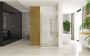 REA Douchecabine Hugo | 90x90x200 cm | 1 Draaideur | Helder glas | Zwart mat - Thumbnail 2
