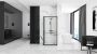 REA Douchecabine Space | 80x100x195 cm | 1 Draaideur | Helder glas | Goud - Thumbnail 3