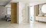 REA Douchedeur Hugo | 90.5x200 cm | Draaideur t.b.v. Douchecabine | Helder glas | Goud geborsteld - Thumbnail 2