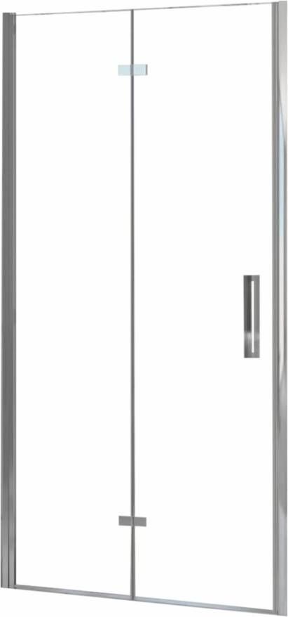 REA Douchedeur Moiler | 100x190 cm | Nisdeur t.b.v. Molier Zijwand | Helder glas | Chroom