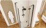 REA Zijwand Hugo | 80x200 cm | T.b.v. Hugo Draaideur | Helder glas | Zwart mat - Thumbnail 4