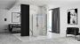 REA Zijwand Moiler | 80x190 cm | T.b.v. Molier nisdeur | Helder glas | Chroom - Thumbnail 4