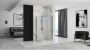 REA Zijwand Moiler | 90x190 cm | T.b.v. Molier nisdeur | Helder glas | Chroom - Thumbnail 3