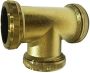 Riko Unimatch buisverbinder T-stuk voor vloerbuis 32 mm geborsteld messing - Thumbnail 2