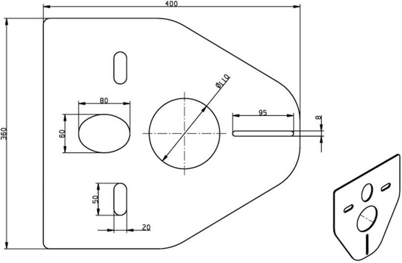 Riko Wandcloset isolatie set 5 mm