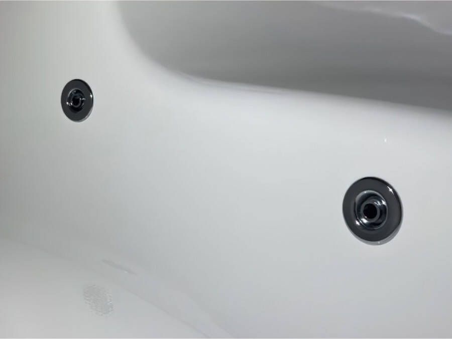 Rotman Whirlpool bad Alfa | 145x145 cm | Acryl | Elektronisch | Combisysteem | Wit