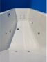 Rotman Whirlpool bad Plan | 180x80 cm | Acryl | Pneumatisch | Waterjetsysteem | Wit - Thumbnail 2