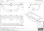 Rotman Whirlpool bad Plan | 170x75 cm | Acryl | Elektronisch | Combisysteem | Wit - Thumbnail 2