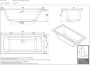 Rotman Whirlpool bad Plan | 170x75 cm | Acryl | Elektronisch | Combisysteem | Wit - Thumbnail 3