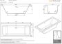 Rotman Whirlpool bad Plan | 180x80 cm | Acryl | Elektronisch | Combisysteem | Wit - Thumbnail 2