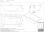 Rotman Whirlpool bad Plan | 190x90 cm | Acryl | Elektronisch | Combisysteem | Wit - Thumbnail 3