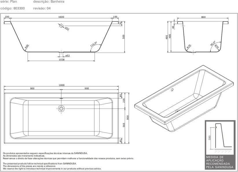 Rotman Whirlpool bad Plan | 180x80 cm | Acryl | Elektronisch | Waterjetsysteem | Wit