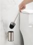 SaniClear Academy toilet borstel met houder rond rvs look - Thumbnail 3