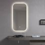 SaniClear Badkamerspiegel Denver | 50x100 cm | Indirecte verlichting | Touch button | Met spiegelverwarming - Thumbnail 3