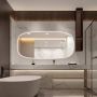 SaniClear Badkamerspiegel Shave | 160x75 cm | Vergrootglas | Indirecte verlichting | Touch button | Met spiegelverwarming - Thumbnail 2