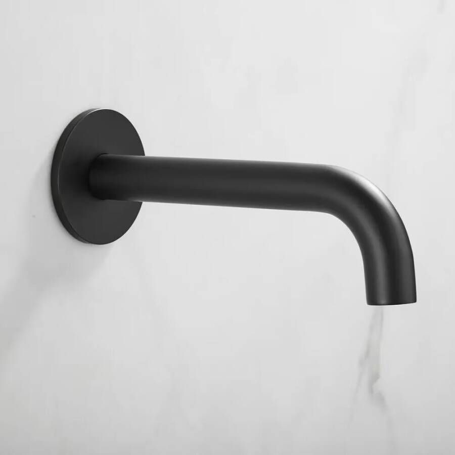 SaniClear Badkraan set Plus | Inbouw | Thermostaatkraan | Incl.Inbouwdeel | Mat zwart