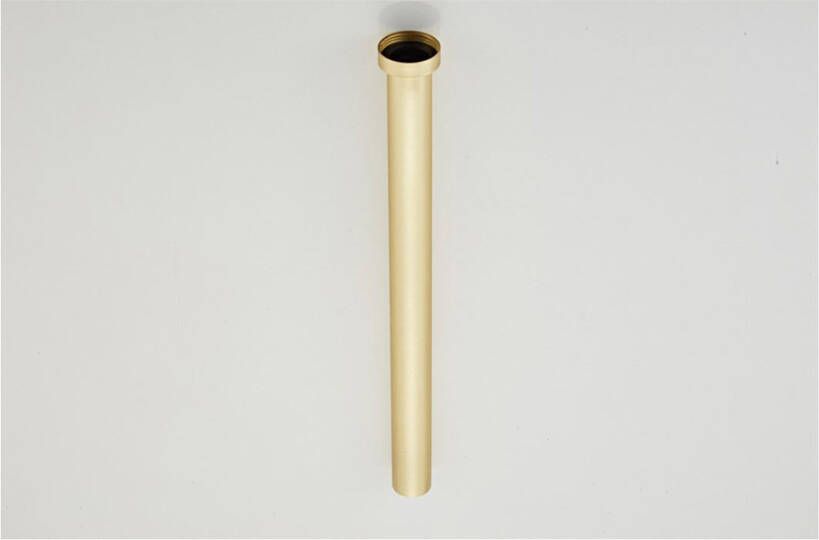 SaniClear Sifon verlengbuis Brass | 5 4" | Compact | Messing | Rond | Goud