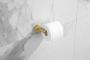 SaniClear Brass toiletrol houder geborsteld messing mat goud - Thumbnail 2