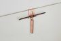 SaniClear Copper badkamer handwisser 25 cm geborsteld koper - Thumbnail 3
