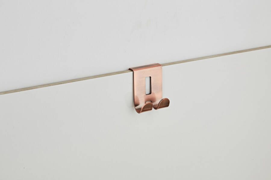 SaniClear Copper badkamer handwisser 25 cm geborsteld koper