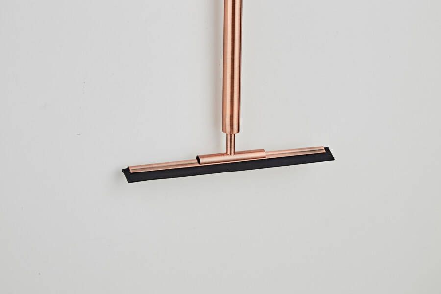 SaniClear Copper badkamer vloerwisser 125 cm geborsteld koper