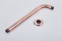 SaniClear Douchearm Copper | 35 cm | Wandmontage | Messing | Rond | Geborsteld Koper - Thumbnail 2