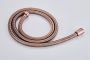 SaniClear Doucheslang Copper | 150 cm | Messing | Geribbeld | Geborsteld koper - Thumbnail 2