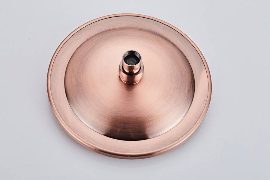 SaniClear Hoofddouche Copper | 20 cm | Rond | Geborsteld koper