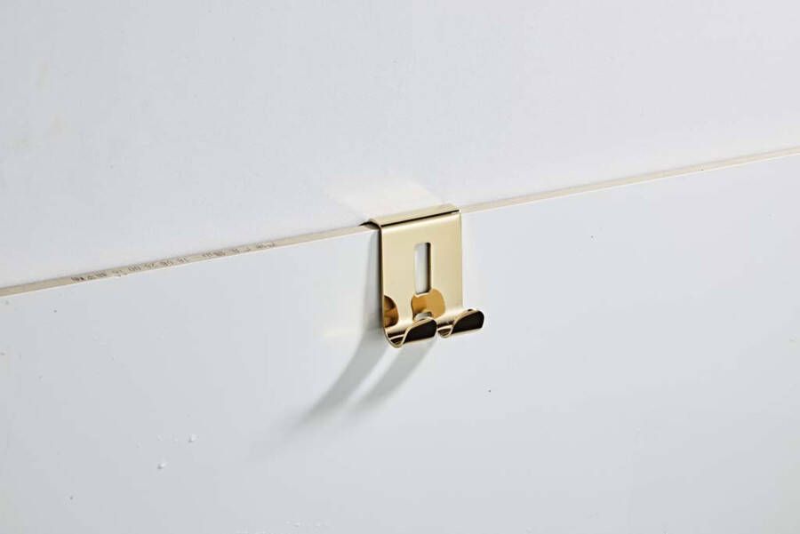 SaniClear Dorado badkamer handwisser 25 cm goud glans