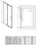 SaniClear Douchedeur Slide | 130x200 cm | 1 Schuifdeur | Helder glas | Chroom beslag - Thumbnail 2