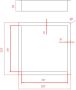 SaniClear Wandnis Fido | Inbouw | 30x30x7 cm | Met verlichting | 1 vak | RVS look - Thumbnail 2