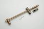 SaniClear Glijstang set Antique | 60 cm | Incl.Handdouche en Doucheslang | Verouderd messing - Thumbnail 2