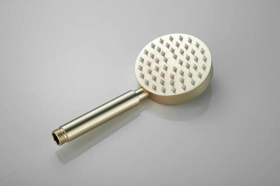 SaniClear Glijstang set Brass | 60 cm | Incl.Handdouche en Doucheslang | Geborsteld messing mat goud
