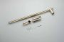 SaniClear Glijstang set Brass | 60 cm | Incl.Handdouche en Doucheslang | Geborsteld messing mat goud - Thumbnail 2