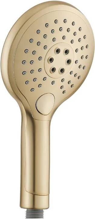 SaniClear Glijstang set Brass | 60 cm | Incl.Handdouche en Doucheslang | Geborsteld messing mat goud