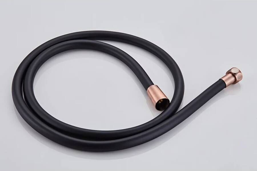 SaniClear Glijstang set Copper | 60 cm | Incl.Handdouche en Doucheslang | Geborsteld koper