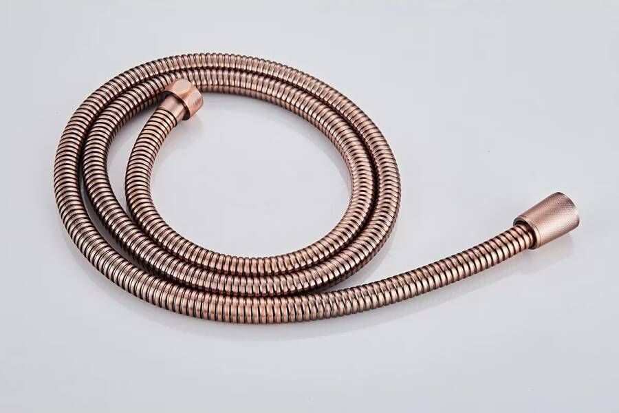 SaniClear Glijstang set Copper | 60 cm | Incl.Handdouche en Doucheslang | Geborsteld koper