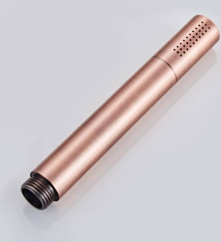 SaniClear Glijstang set Copper | 60 cm | Incl.Handdouche en Doucheslang | Geborsteld koper